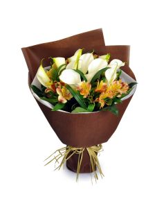 Purity Of Calla Lily flower bouquet